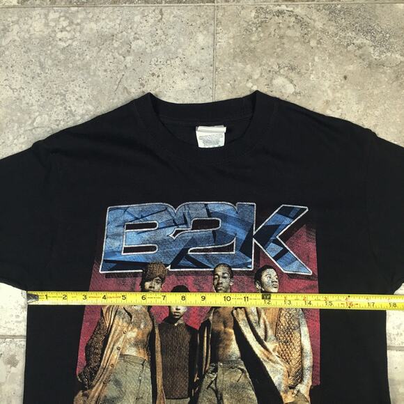 Rare Vintage B2K Rap Tee Music Concert Black R&B Y2K Band T Shirt Medium - Picture 8 of 11